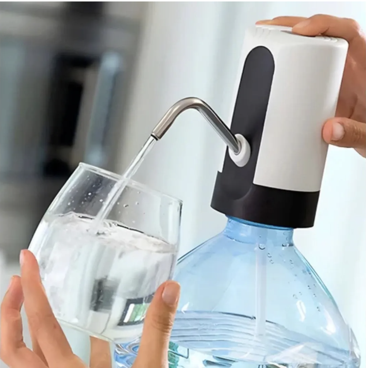 Dispensador Automático de Agua Recargable por USB | Compatible con todos los botellones