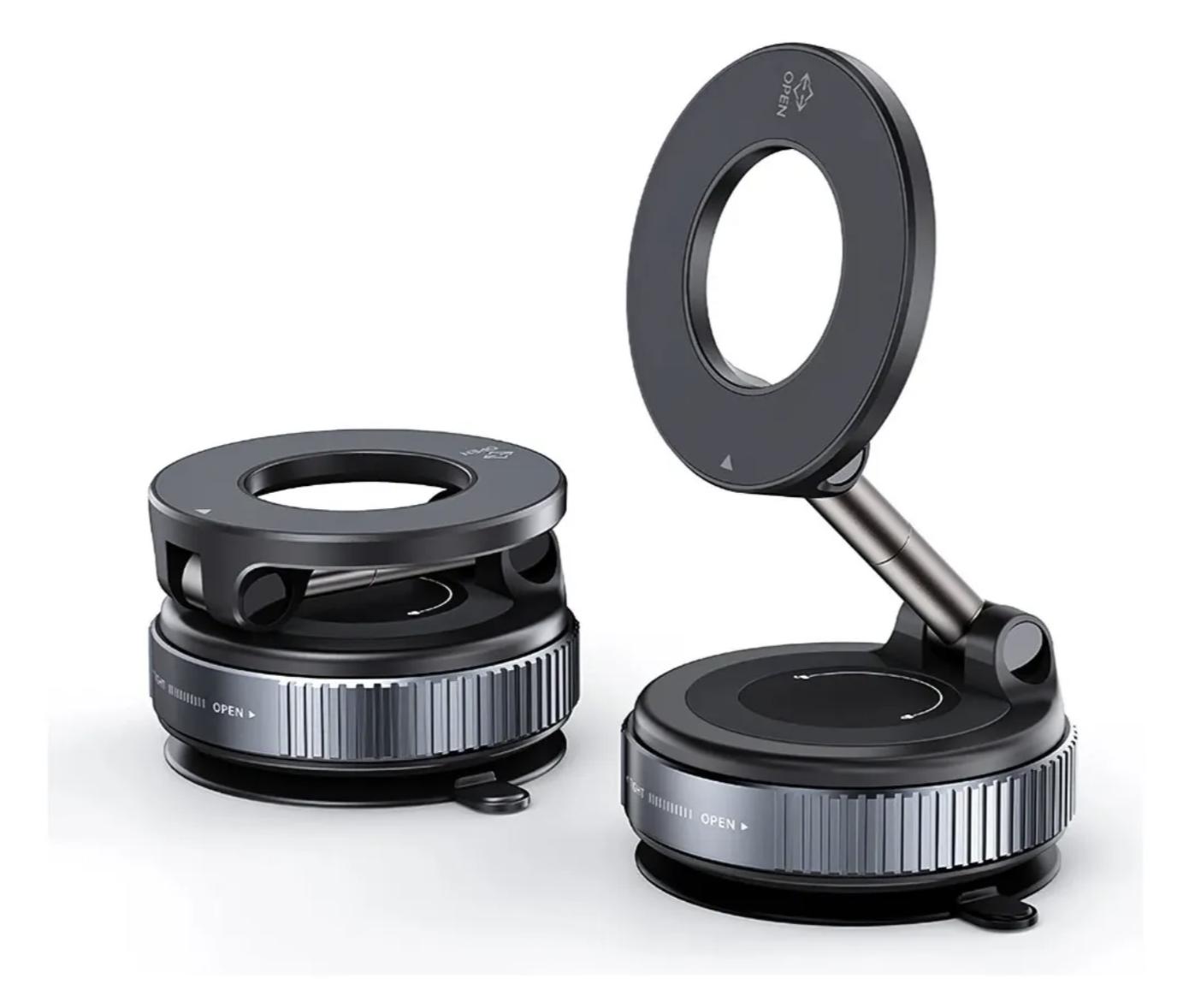 Soporte Magnético De Succión Al Vacío C-02, K-007, X68, K10a Negro y blaco