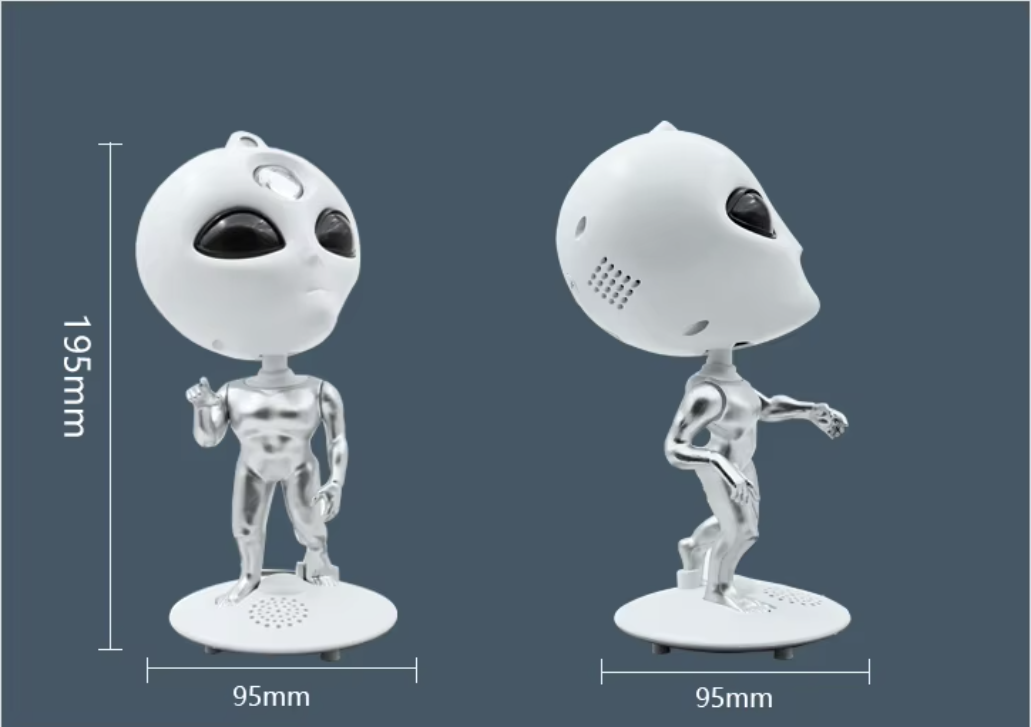 Proyector Estrella Galáctico Alien | Luz Nocturna LED con Control Remoto y Rotación 360°