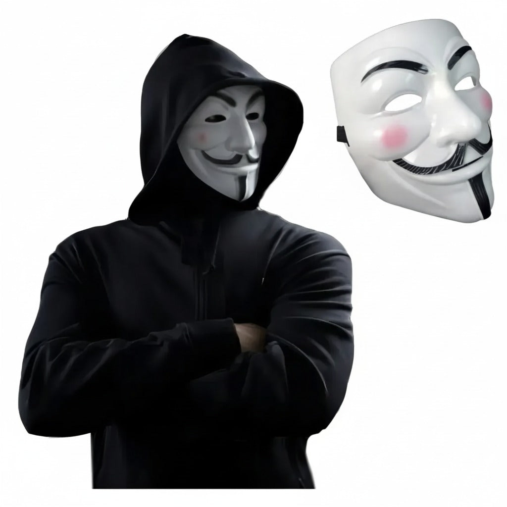 Máscara Anonymous Guy Fawkes – Disfraz, Carnaval y Halloween