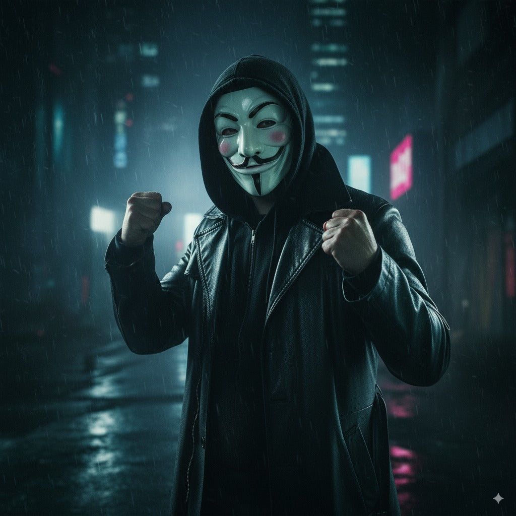 Máscara Anonymous Guy Fawkes – Disfraz, Carnaval y Halloween