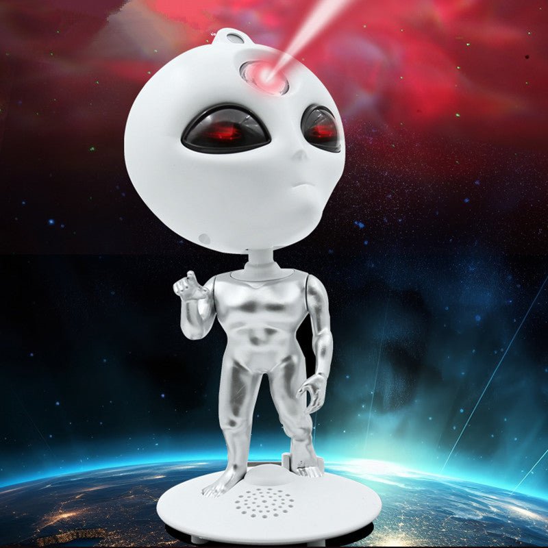 Proyector Estrella Galáctico Alien | Luz Nocturna LED con Control Remoto y Rotación 360°