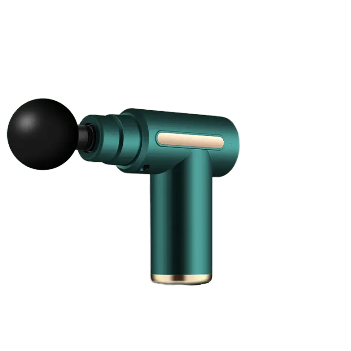 Pistola de Masaje Profesional | Massage Gun 25W con 4 Cabezas Intercambiables, Batería Recargable USB-C y Diseño Antiruido
