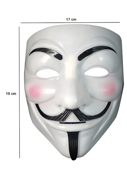 Máscara Anonymous Guy Fawkes – Disfraz, Carnaval y Halloween