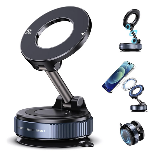 Soporte Magnético De Succión Al Vacío C-02, K-007, X68, K10a Negro y blaco