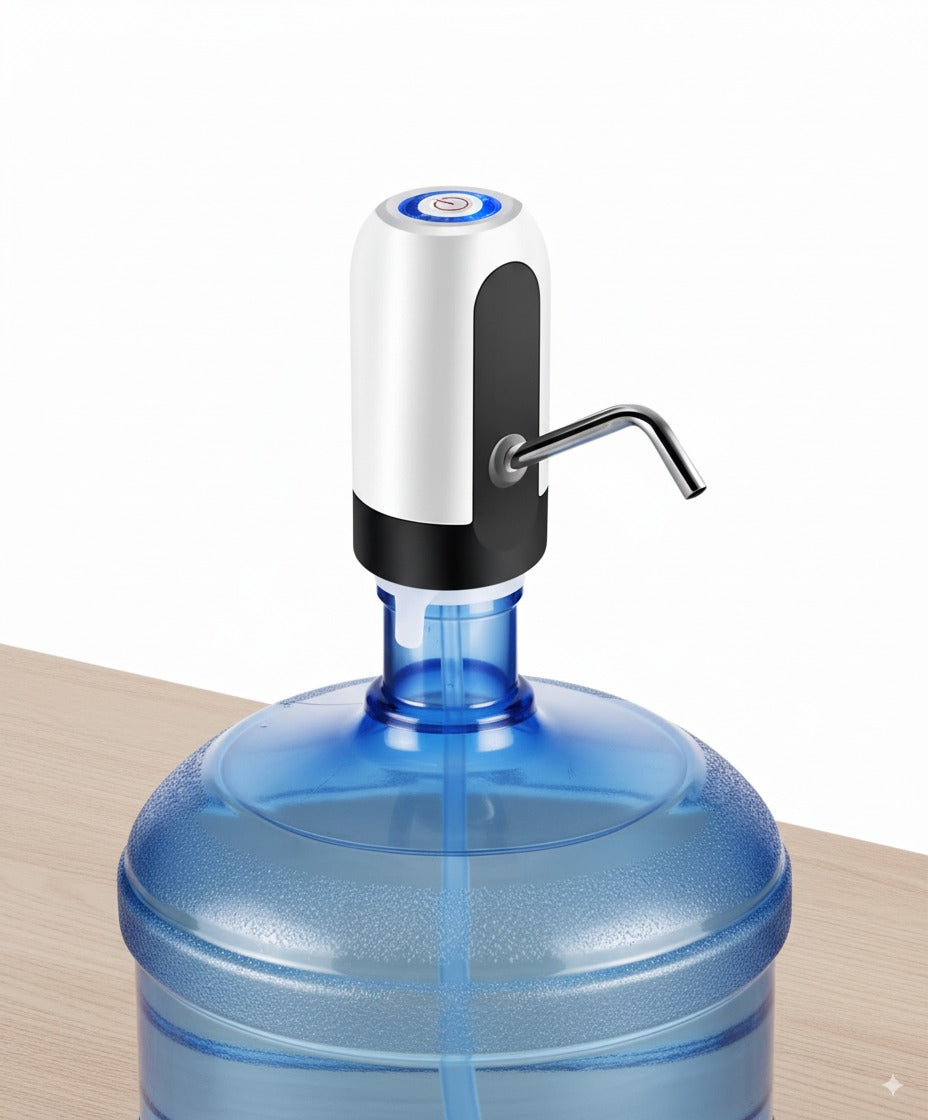 Dispensador Automático de Agua Recargable por USB | Compatible con todos los botellones