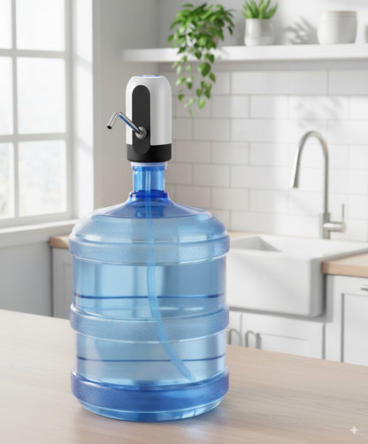 Dispensador Automático de Agua Recargable por USB | Compatible con todos los botellones