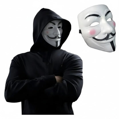 Máscara Anonymous Guy Fawkes – Disfraz, Carnaval y Halloween
