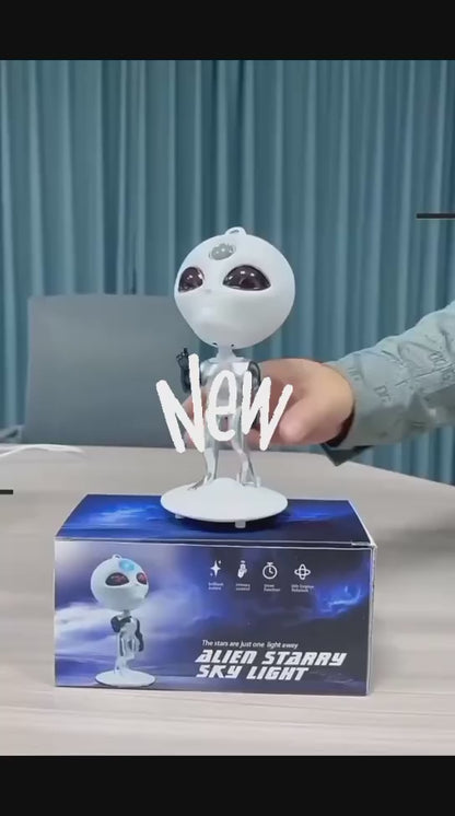 Proyector Estrella Galáctico Alien | Luz Nocturna LED con Control Remoto y Rotación 360°